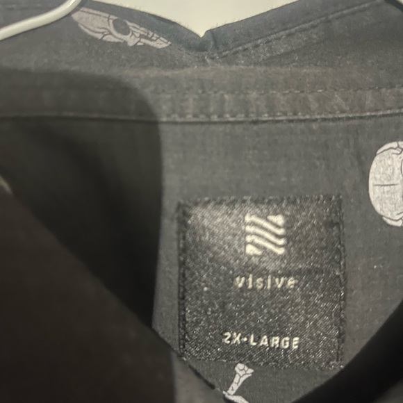 Mens skull button down - Picture 2 of 2